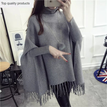 Grey Poncho