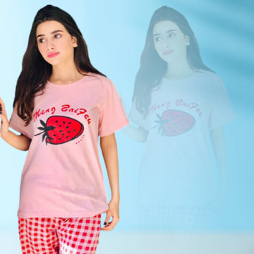 Strawberry Girl Pajama Set