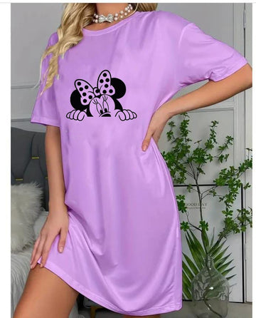 Mini Mice Printed Long Shirt