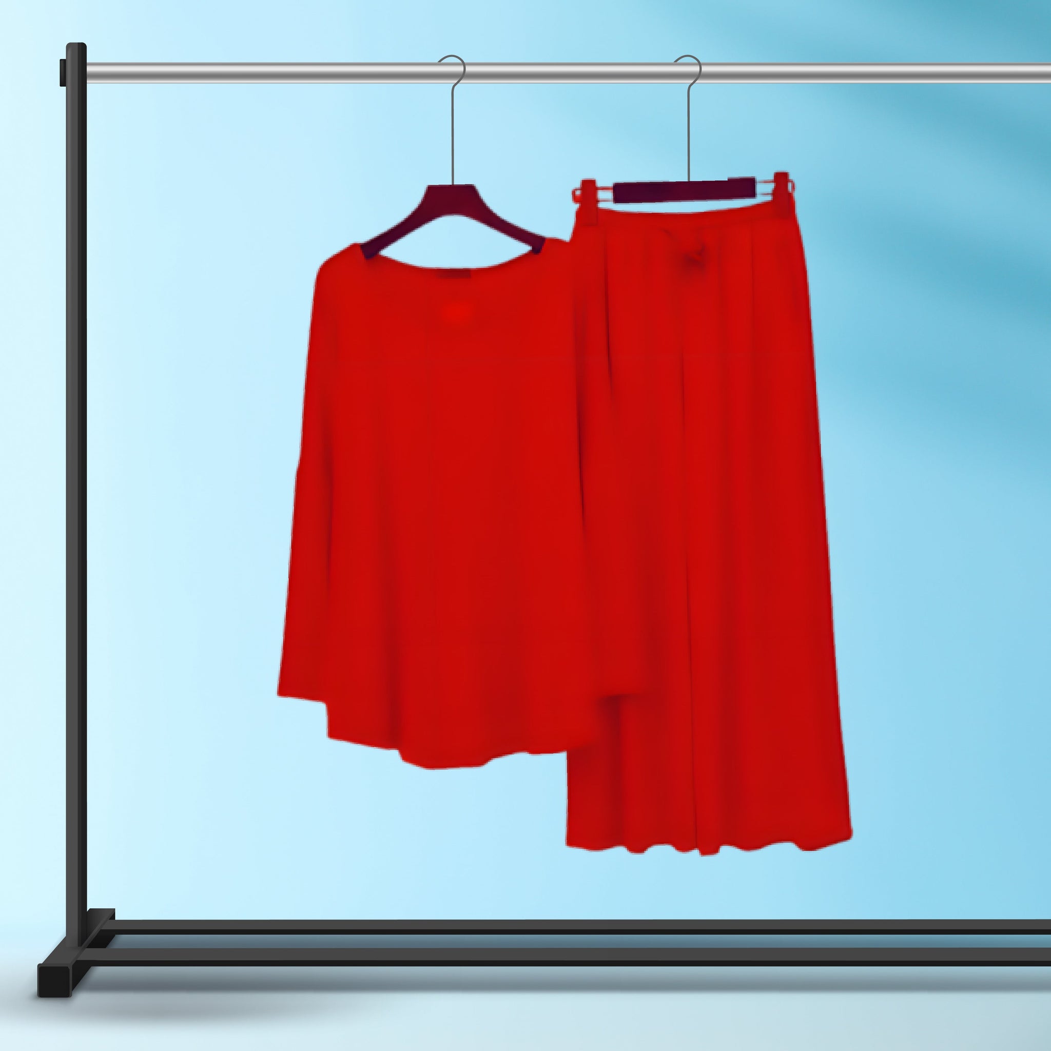 Red Lounge Wear For Women PJ Set ARTICLE NO# 52
