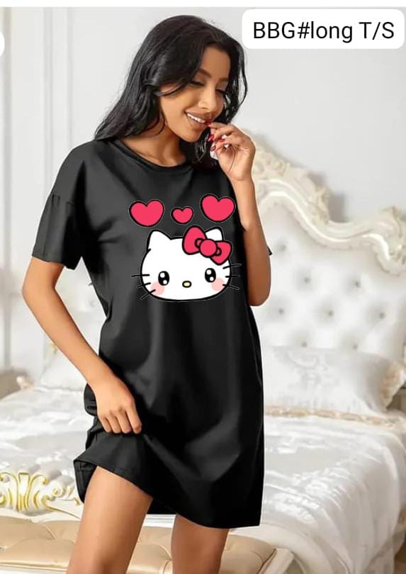Hello kitty Printed Long Shirt